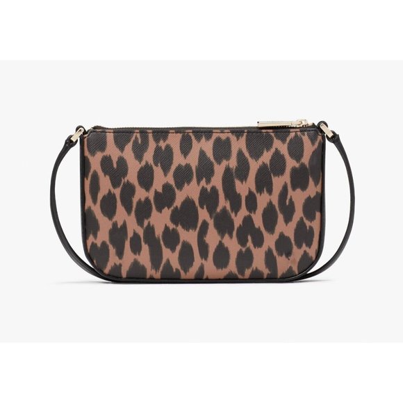 New Kate Spade Schuyler Small Crossbody Leopard Spotted Animal Print - Picture 3 of 5